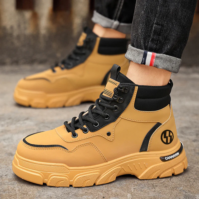 Damen Hohe Sneaker mit rutschfester Sohle und gepolstertem Innenbereich Heidi Mode - Image 4