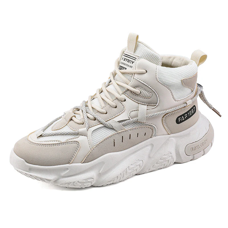 Damen Hohe Sneaker mit stoßdämpfender Sohle und atmungsaktiver Mesh-Oberfläche Heidi Mode - Image 7