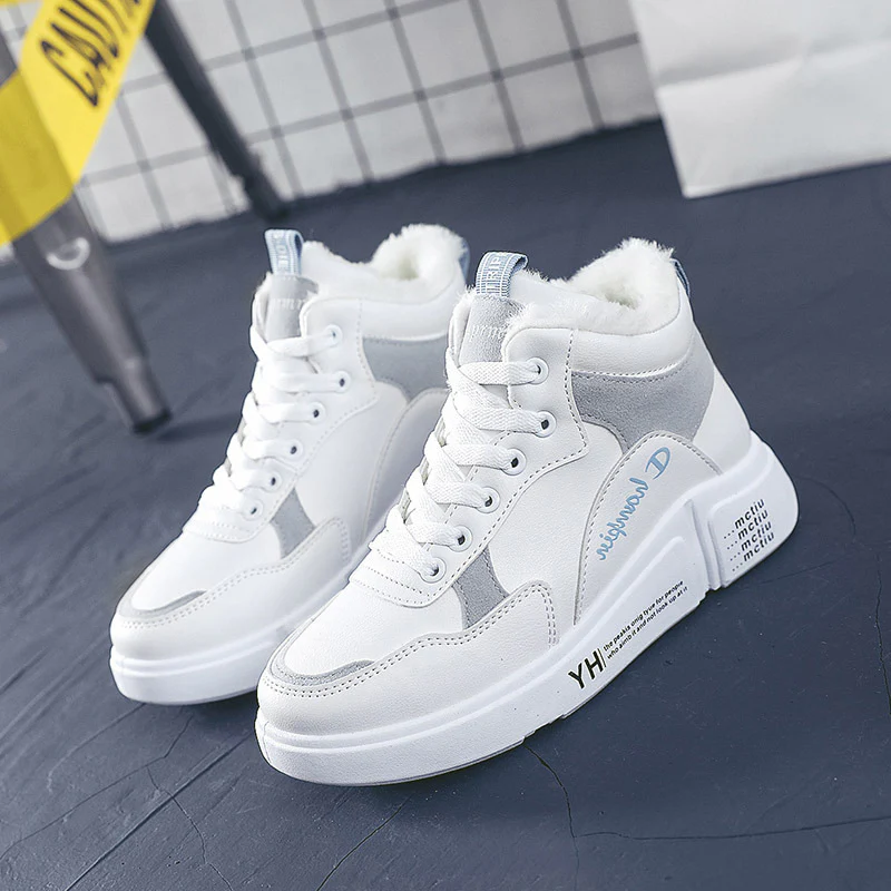 Damen hohe Sneaker mit warmem Innenfutter und rutschfester Sohle Heidi Mode - Image 6