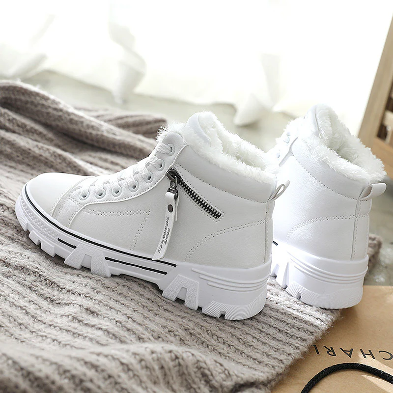 Damen hohe Sneaker mit warmem Innenfutter und rutschfester Sohle Heidi Mode - Image 2