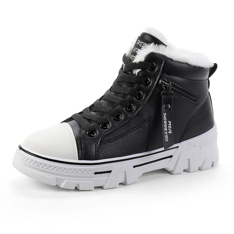 Damen hohe Sneaker mit warmem Innenfutter und rutschfester Sohle Heidi Mode - Image 5