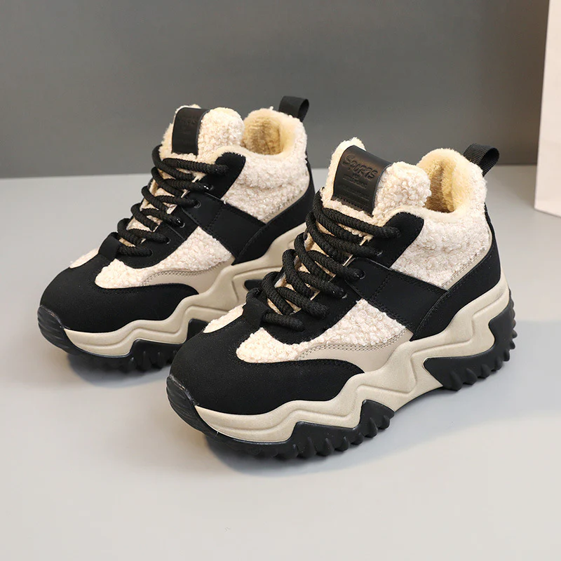 Damen Hohe Sneaker mit warmem Innenfutter und rutschfester Sohle Heidi Mode - Image 6