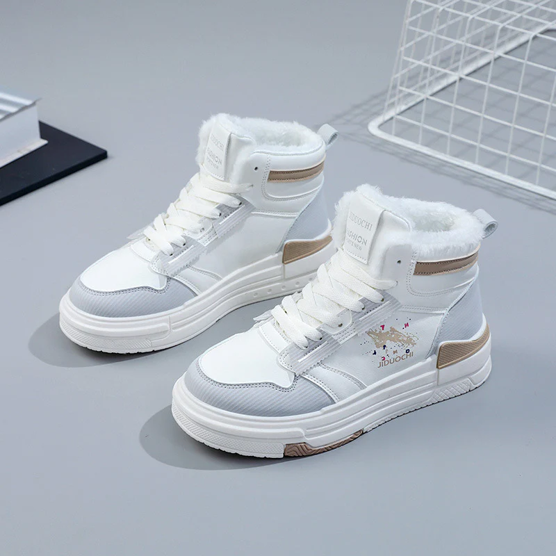 Damen Hohe Sneakers mit kuscheligem Innenfutter und modischem Akzent Heidi Mode - Image 2