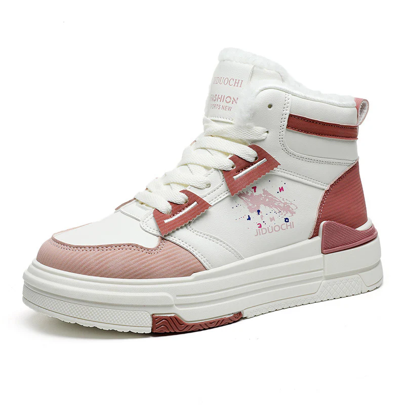 Damen Hohe Sneakers mit kuscheligem Innenfutter und modischem Akzent Heidi Mode - Image 4
