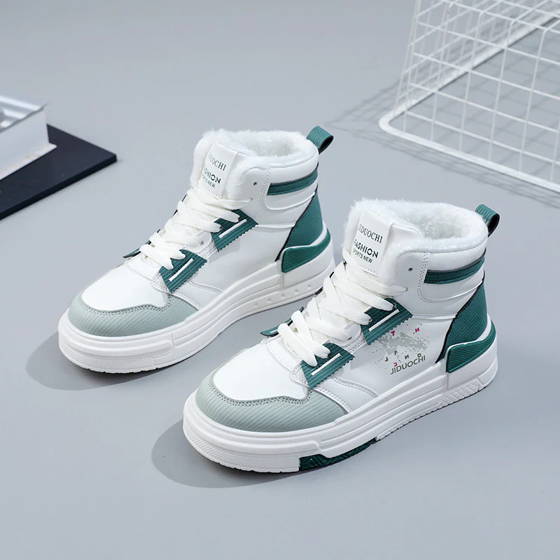 Damen Hohe Sneakers mit kuscheligem Innenfutter und modischem Akzent Heidi Mode - Image 7