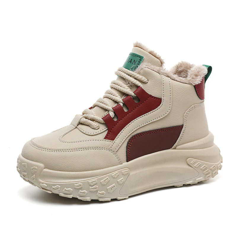 Damen Hohe Sneakers mit kuscheligem Innenfutter und robustem Sohlenprofil Heidi Mode - Image 5