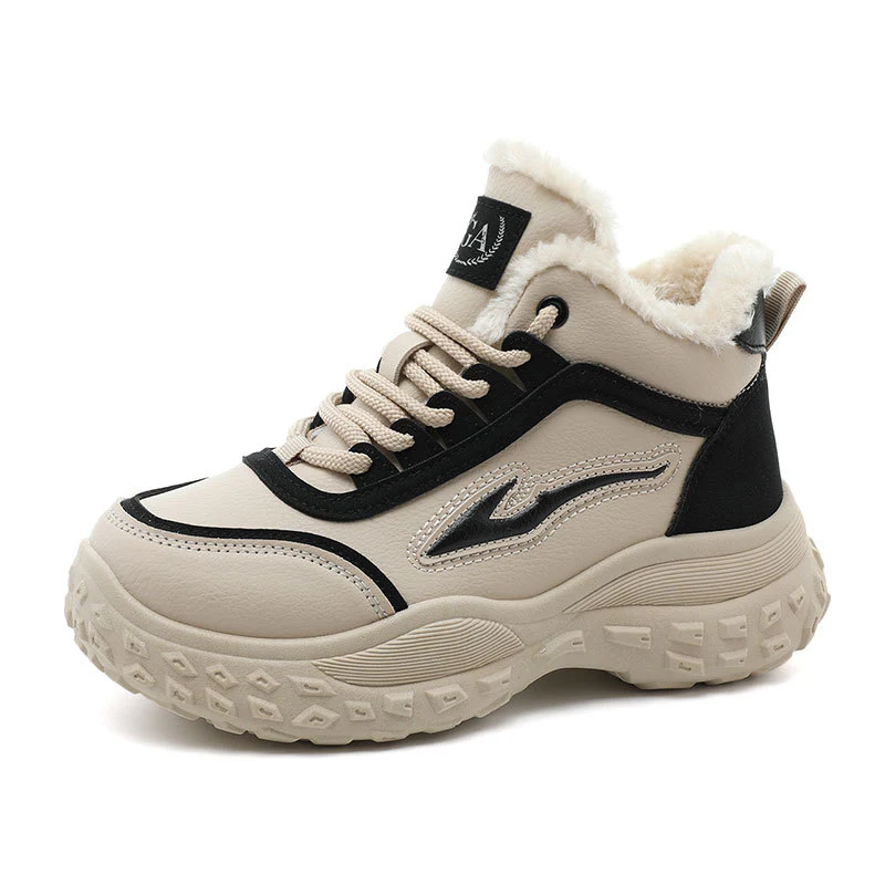Damen Hohe Sneakers mit kuscheligem Innenfutter und rutschfester Sohle Heidi Mode - Image 5