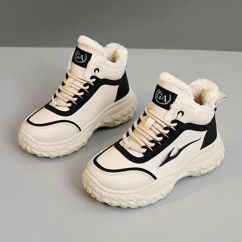 Damen Hohe Sneakers mit kuscheligem Innenfutter und rutschfester Sohle Heidi Mode - Image 6