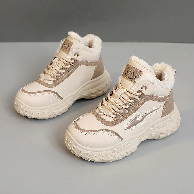 Damen Hohe Sneakers mit kuscheligem Innenfutter und rutschfester Sohle Heidi Mode - Image 7