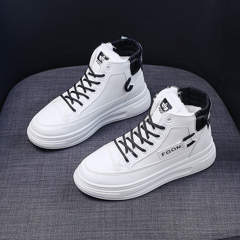 Damen Hohe Sneakers mit kuscheligem Innenfutter und sportivem Design Heidi Mode - Image 6