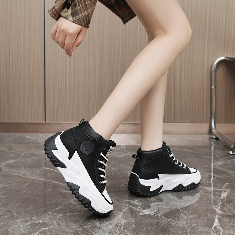 Damen Hohe Sneakers mit markantem Profil und modernem Design Heidi Mode - Image 3
