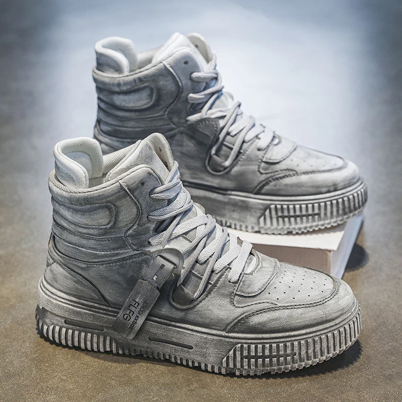 Damen Hohe Sneakers mit modernem Design und rutschfester Sohle Heidi Mode - Image 6