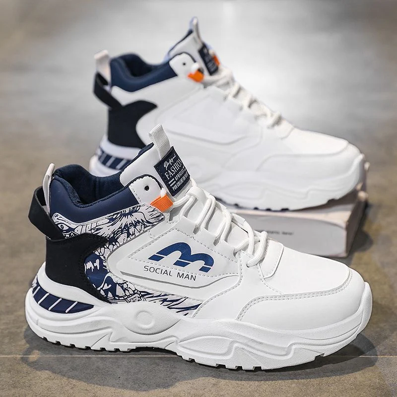 Damen Hohe Sneakers mit modernen grafischen Akzenten und stabiler Sohle Heidi Mode - Image 7