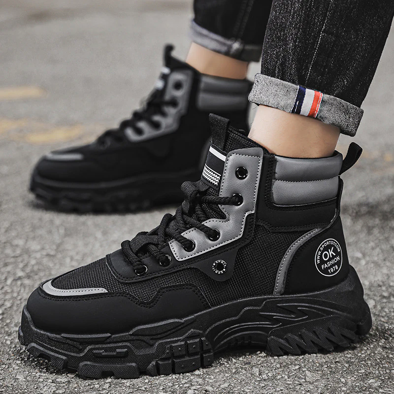 Damen Hohe Sneakers mit robustem Sohlenprofil und modernem Design Heidi Mode - Image 2