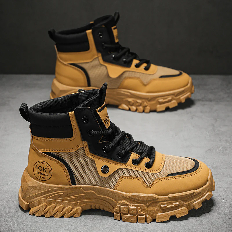 Damen Hohe Sneakers mit robustem Sohlenprofil und modernem Design Heidi Mode - Image 3