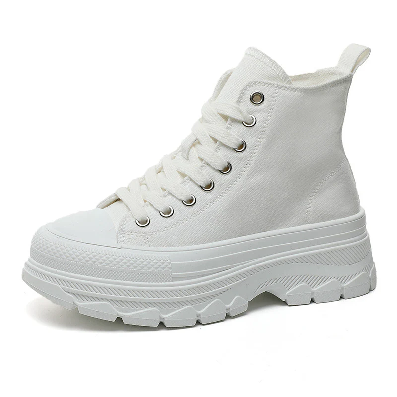 Damen Hohe Sneakers mit robuster Profilsohle und sportlichem Design Heidi Mode - Image 3