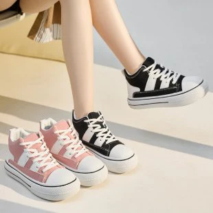 Damen Hohe Sneakers mit trendigen Kontrastelementen Heidi Mode - Image 4