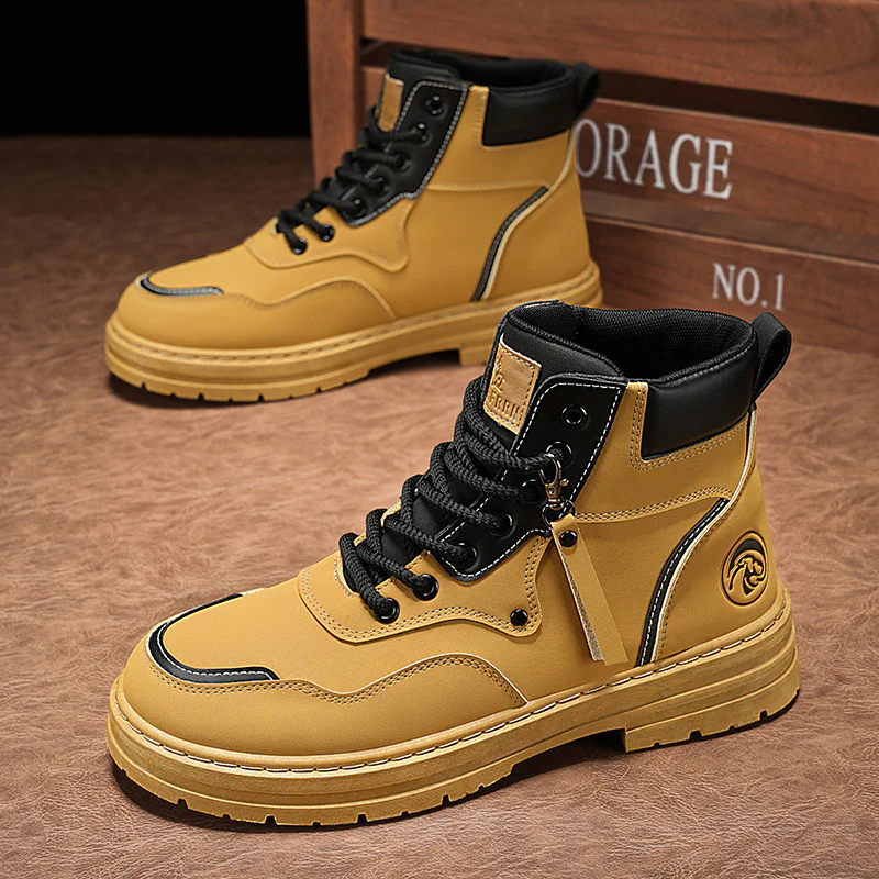 Damen Hohe Stiefel mit rutschfester Sohle und robustem Obermaterial Heidi Mode - Image 3