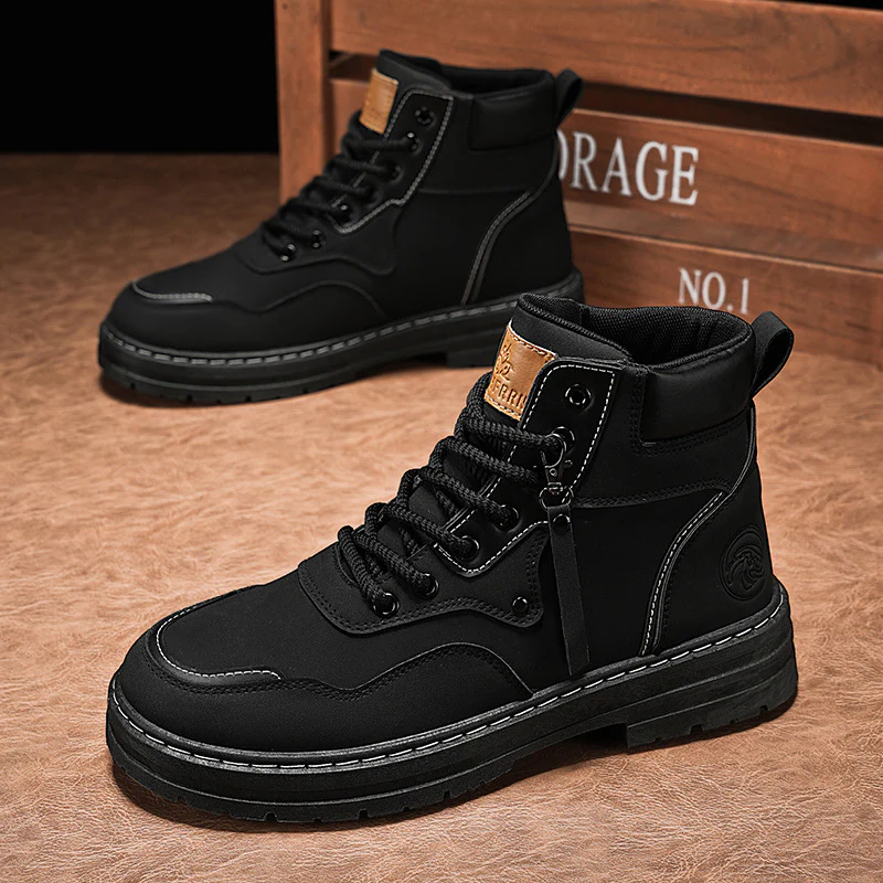 Damen Hohe Stiefel mit rutschfester Sohle und robustem Obermaterial Heidi Mode - Image 4