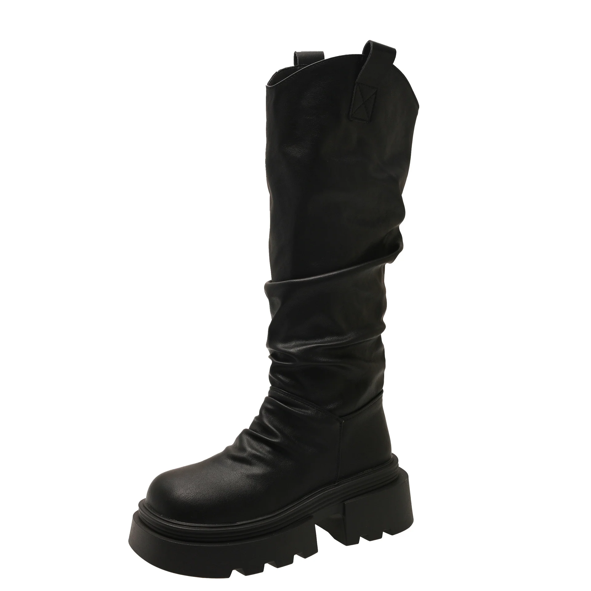Damen Hohe Stiefel mit weichem Obermaterial und robuster Sohle Heidi Mode - Image 5