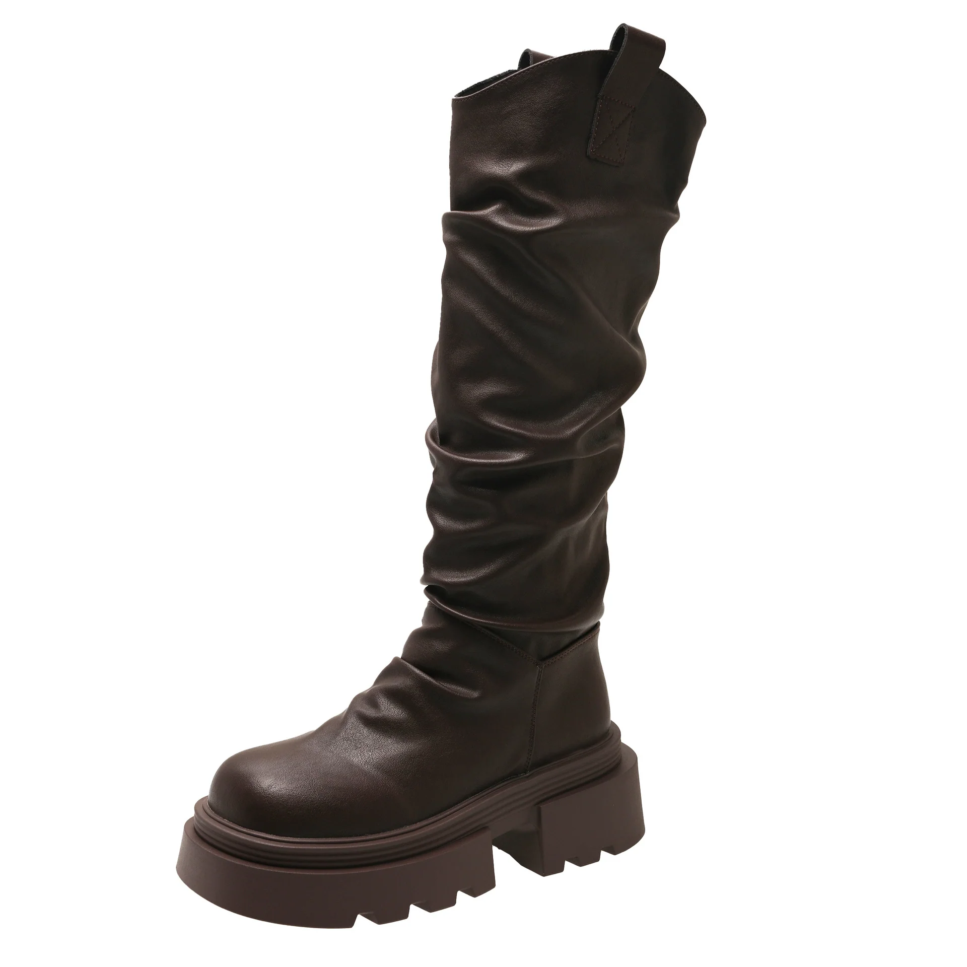 Damen Hohe Stiefel mit weichem Obermaterial und robuster Sohle Heidi Mode - Image 6
