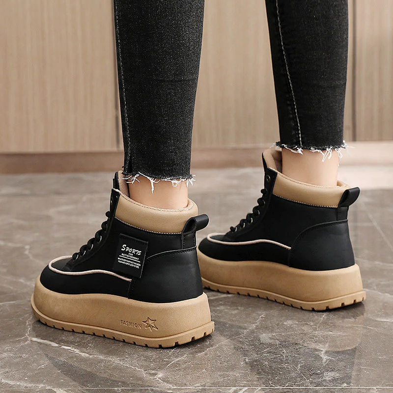Damen Hohe Trekkingstiefel mit bequemer Dämpfung und robustem Profil Heidi Mode - Image 3