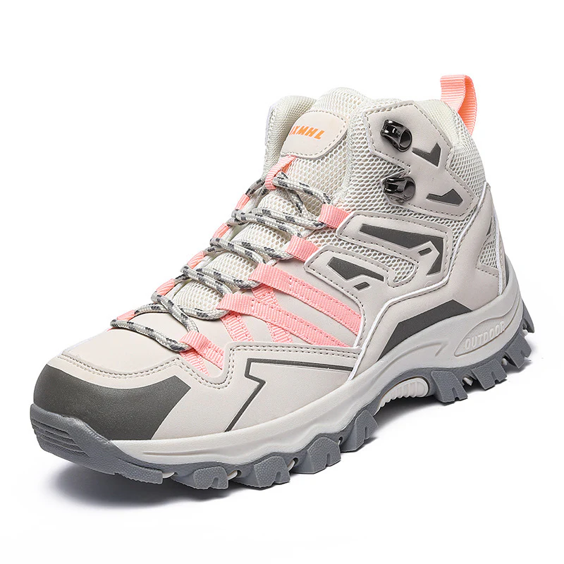 Damen Hohe Wanderstiefel mit innovativem Schnellschnürsystem und rutschfester Sohle Heidi Mode - Image 8