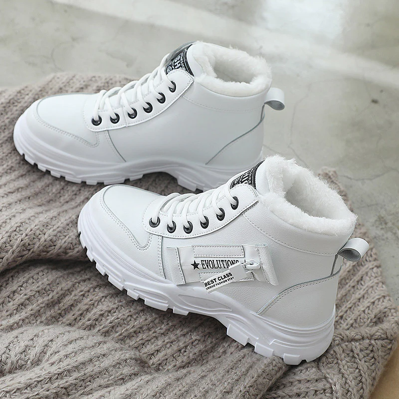 Damen hohe Winter Sneaker mit gefüttertem Innenfutter und rutschfester Sohle Heidi Mode - Image 8