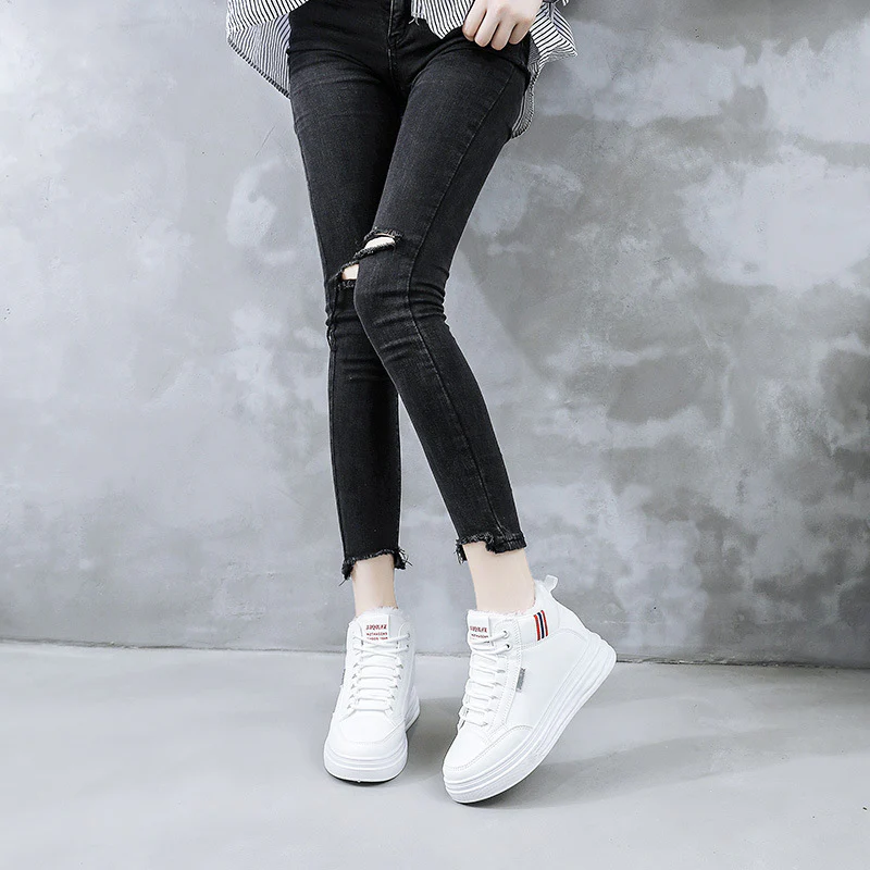 Damen Hohe Winter Sneakers mit dämpfendem Innenfutter Heidi Mode - Image 4