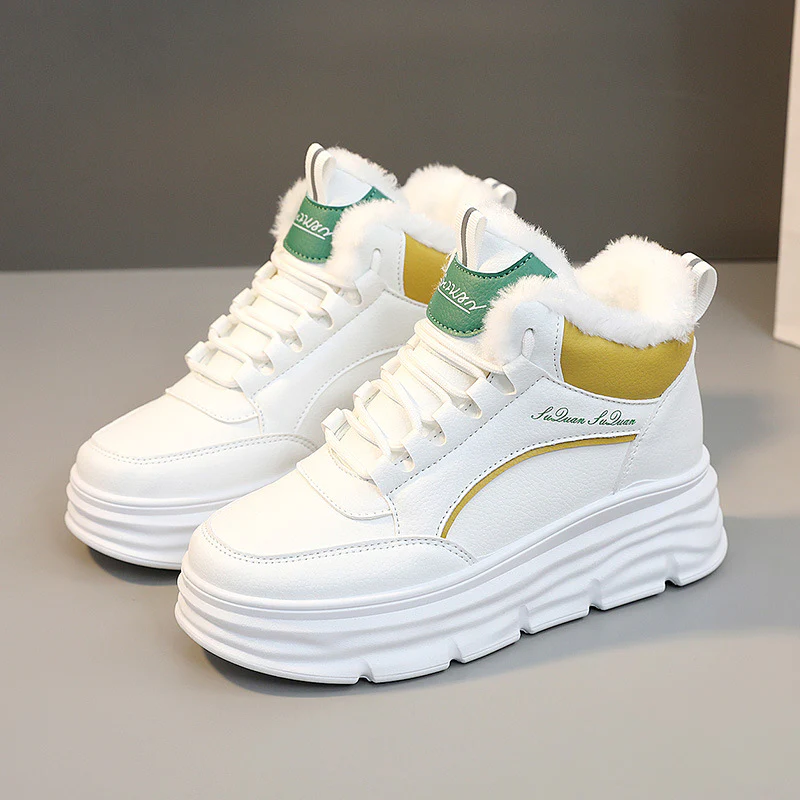 Damen Hohe Winter Sneakers mit elastischem Futter und rutschfester Sohle Heidi Mode - Image 7