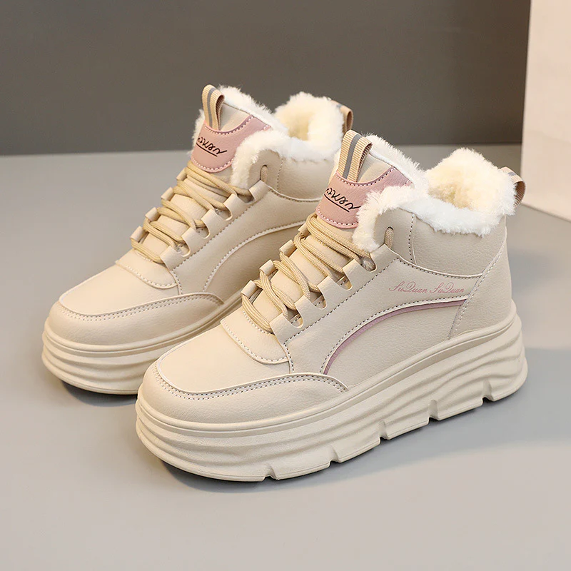 Damen Hohe Winter Sneakers mit elastischem Futter und rutschfester Sohle Heidi Mode - Image 8