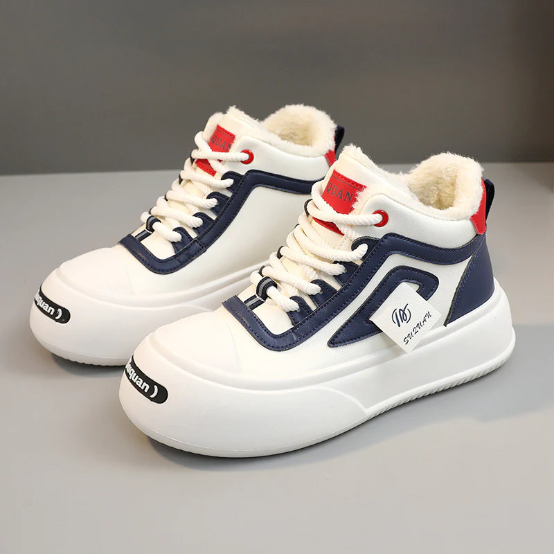 Damen Hohe Winter Sneakers mit kuscheligem Innenfutter und rutschfester Sohle Heidi Mode - Image 6