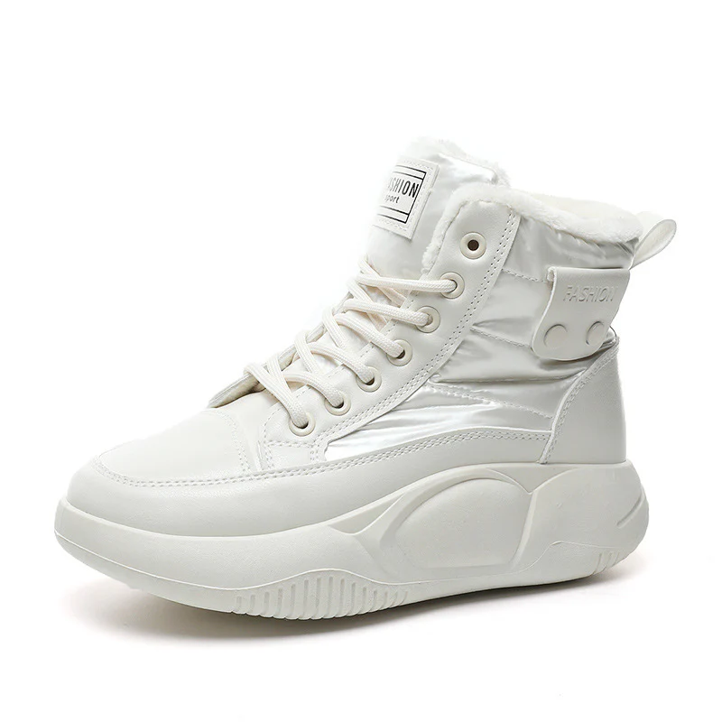 Damen Hohe Winter Sneakers mit warmem Innenfutter und rutschfester Sohle Heidi Mode - Image 5