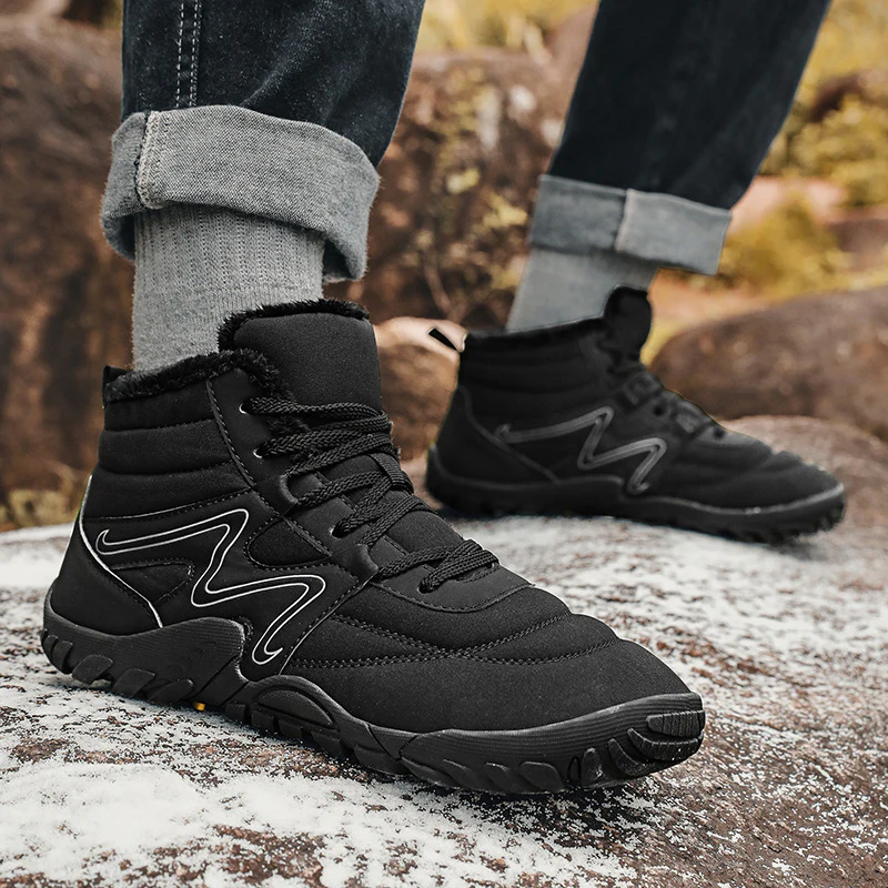 Damen Hohe Wintersneaker mit isolierender Innenausstattung und rutschfester Sohle Heidi Mode - Image 3