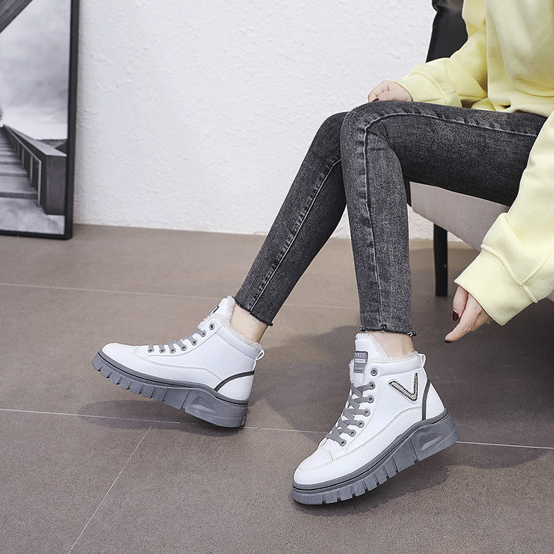 Damen Hohe Winterstiefel mit kuscheligem Innenfutter und robustem Sohlenprofil Heidi Mode - Image 3