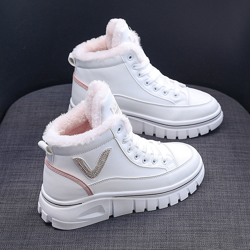 Damen Hohe Winterstiefel mit kuscheligem Innenfutter und robustem Sohlenprofil Heidi Mode - Image 5