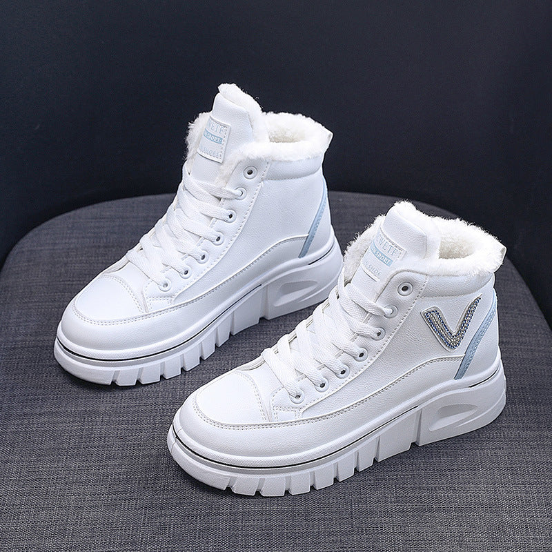 Damen Hohe Winterstiefel mit kuscheligem Innenfutter und robustem Sohlenprofil Heidi Mode - Image 6