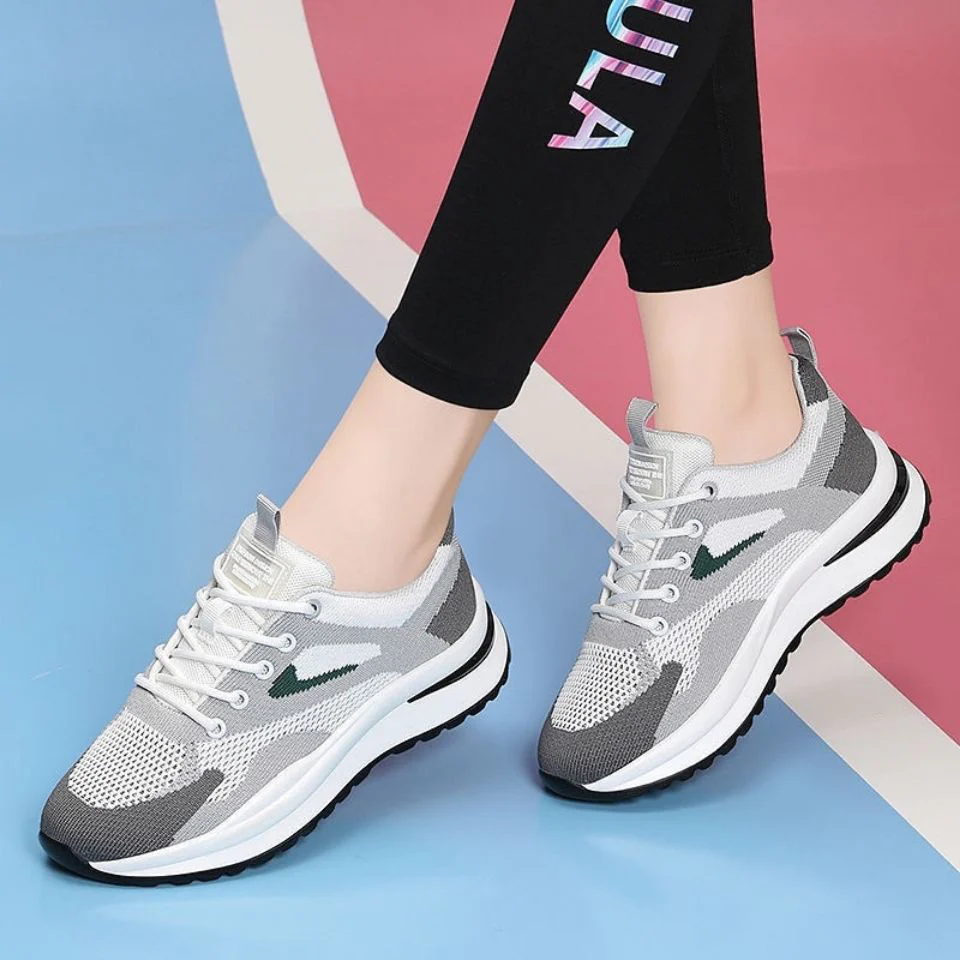 Damen Innovative Freizeit Sneakers mit hochelastischem Obermaterial und rutschfester Sohle Heidi Mode - Image 3