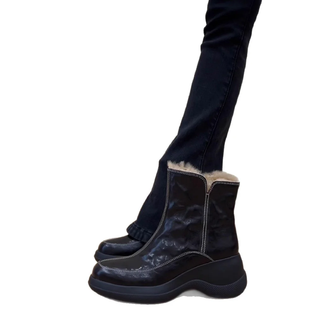 Damen isolierte Winterstiefel mit hohem Komfort und rutschfester Sohle Heidi Mode - Image 5