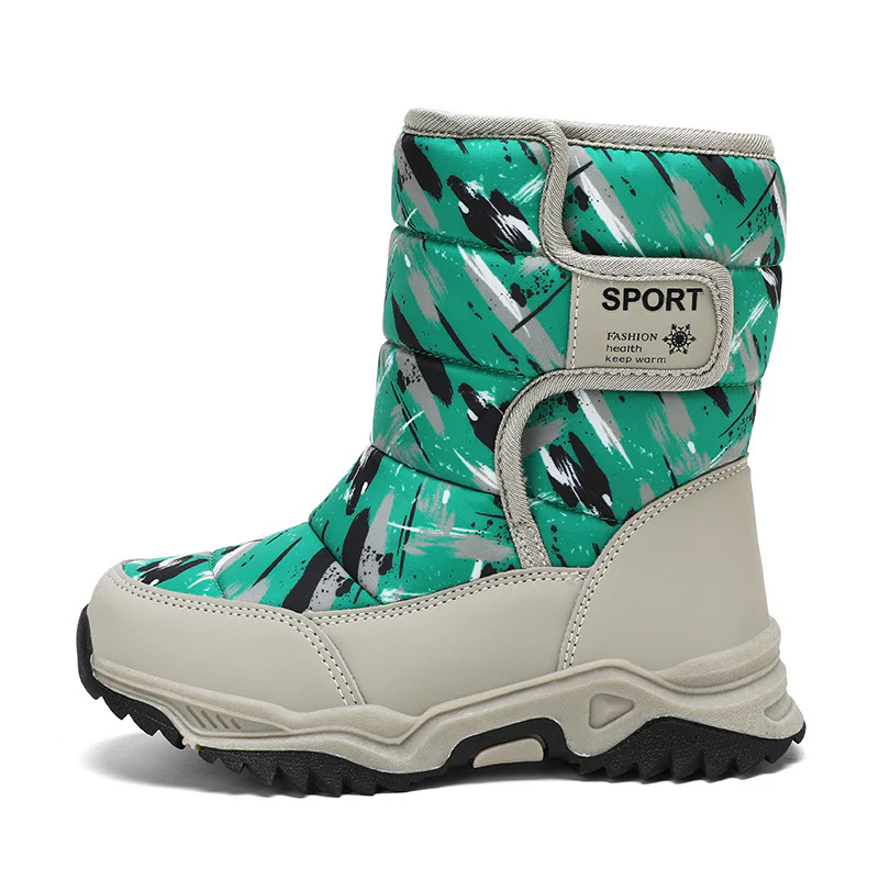 Damen isolierte Winterstiefel mit rutschfester Profilsohle und atmungsaktivem Innenfutter Heidi Mode - Image 9