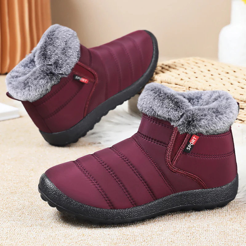 Damen Isolierte Winterstiefel mit rutschfester Sohle und kuscheligem Innenfutter Heidi Mode - Image 3