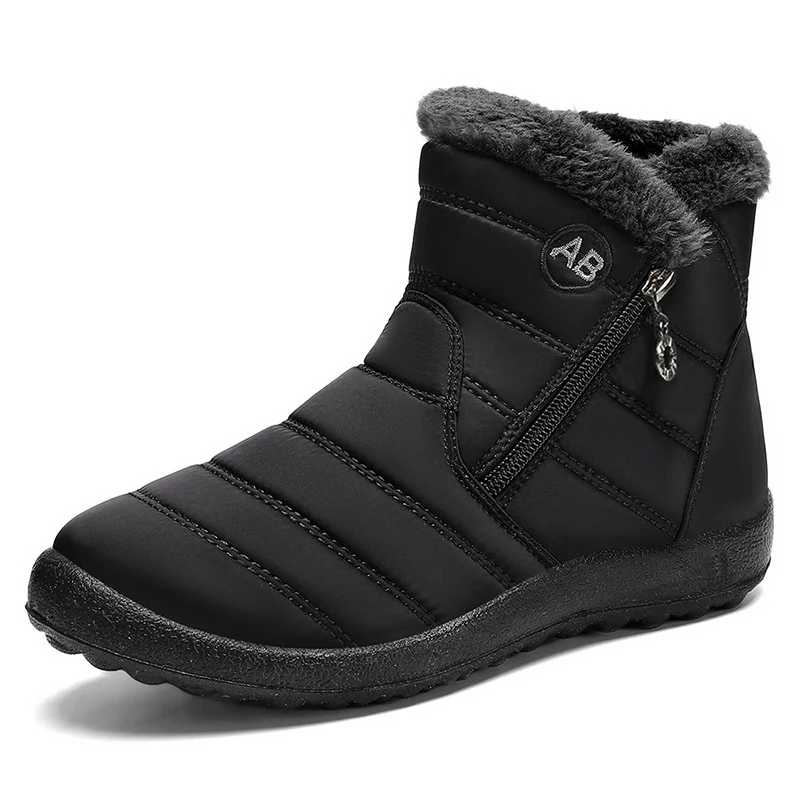 Damen Isolierte Winterstiefel mit rutschfester Sohle und praktischem Reißverschluss Heidi Mode - Image 5