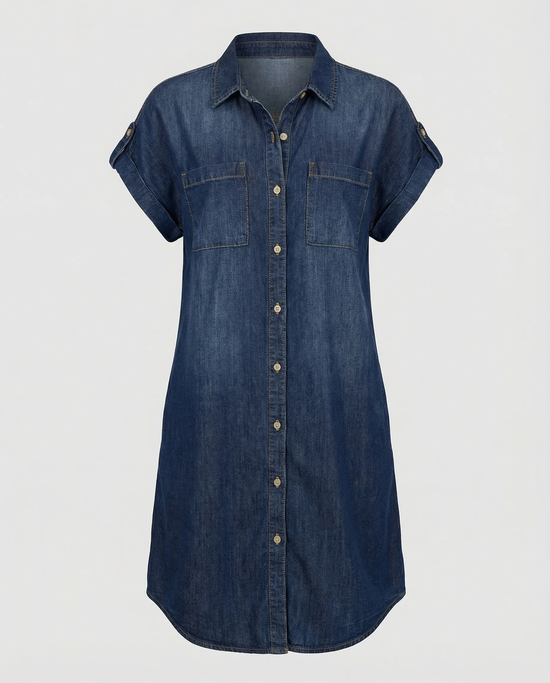 Damen Jeanshemdkleid mit klassischem Schnitt - Image 5