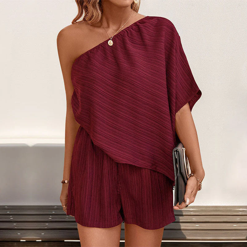 Damen Jumpsuit mit Asymmetrischem Schnitt und Lässigem Design Heidi-Mode - Image 6