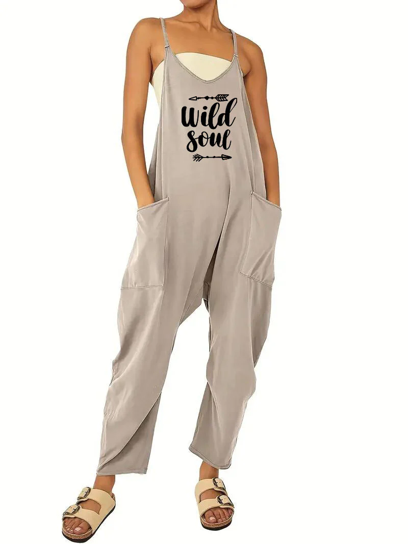 Damen Jumpsuit mit Lässigem Schnitt und Praktischen Taschen Heidi-Mode - Image 4