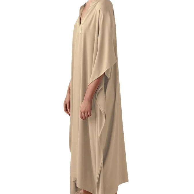 Damen Kaftan mit Lässigem Schnitt und Elegantem V-Ausschnitt Heidi-Mode - Image 2