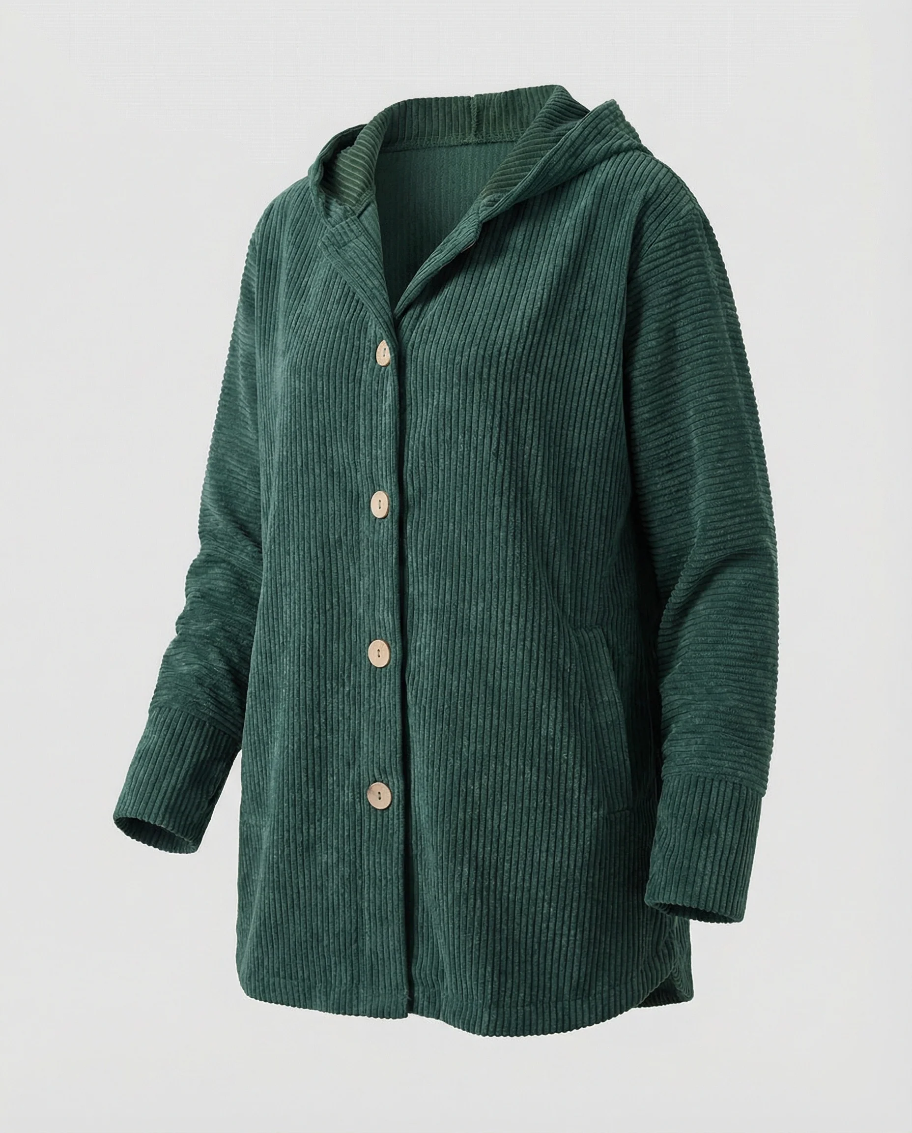 Damen Cord-Kapuzenjacke - Image 2