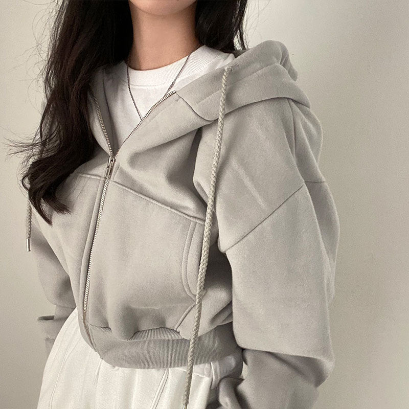 Damen Kapuzenpullover mit Oversized Schnitt und Praktischen Taschen Heidi-Mode - Image 4