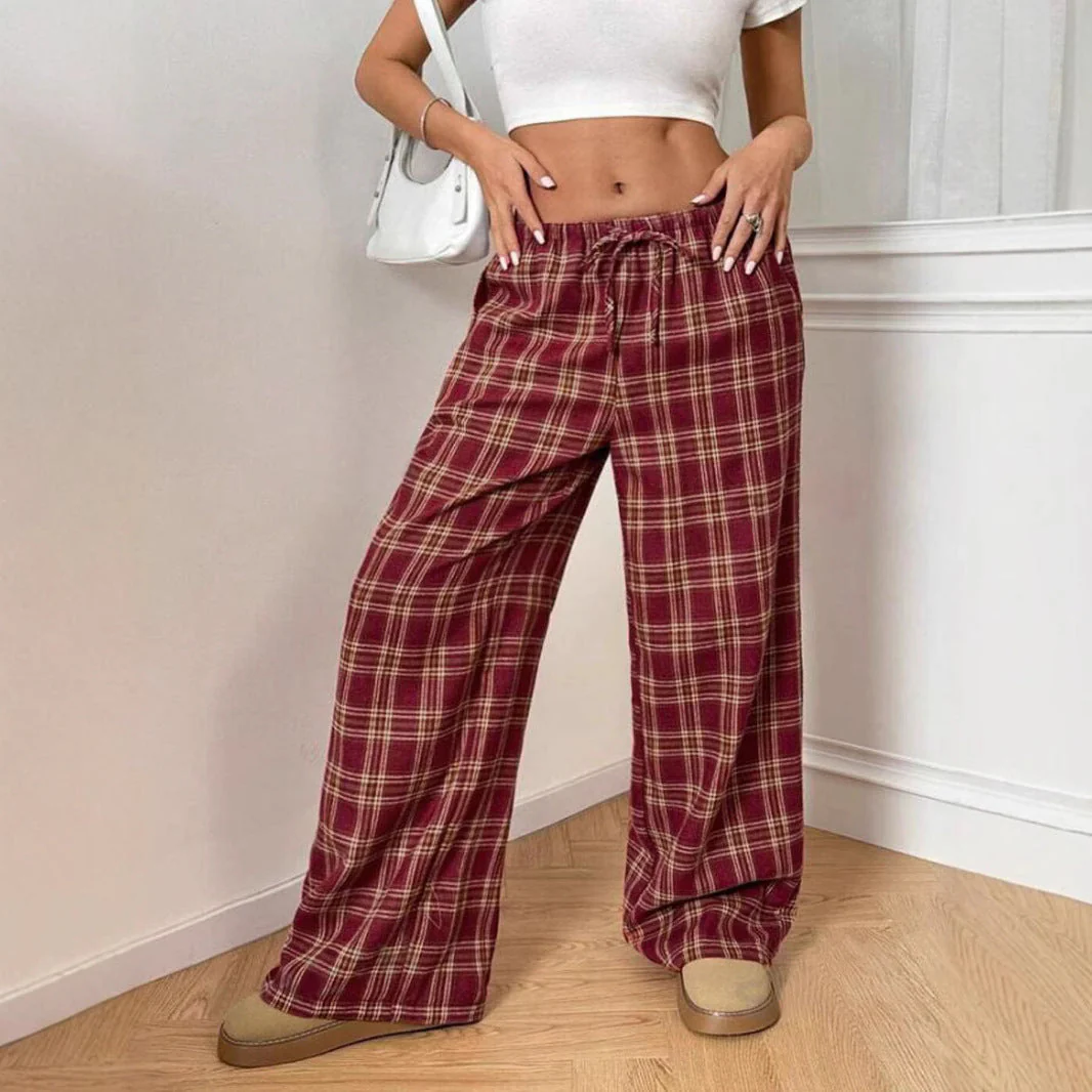Damen Karierte Freizeithose Heidi-Mode - Image 3