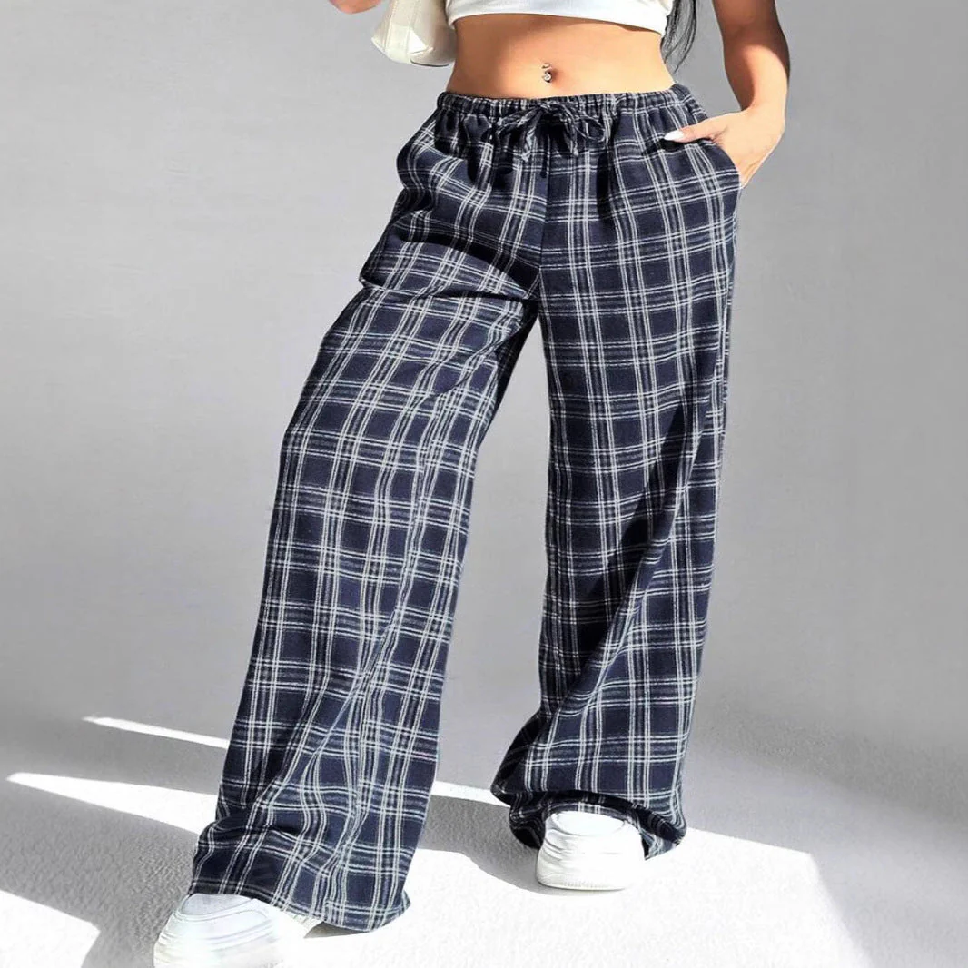 Damen Karierte Freizeithose Heidi-Mode - Image 4